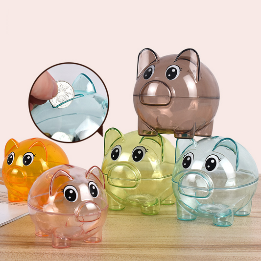 Transparent Animal Piggy Bank