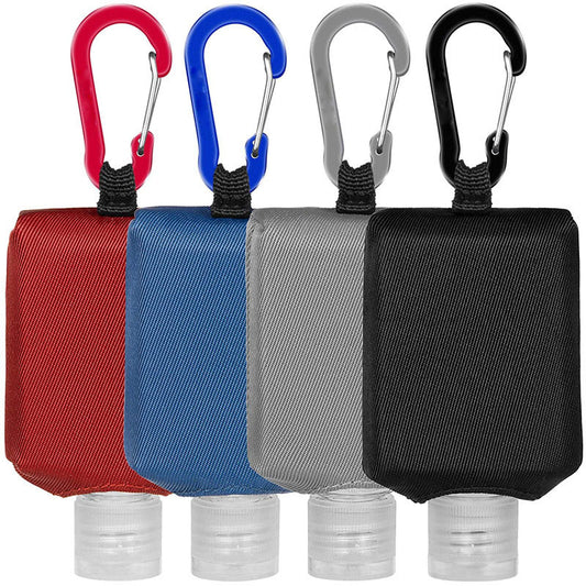 Portable Hand Sanitizer Case with Carabiner