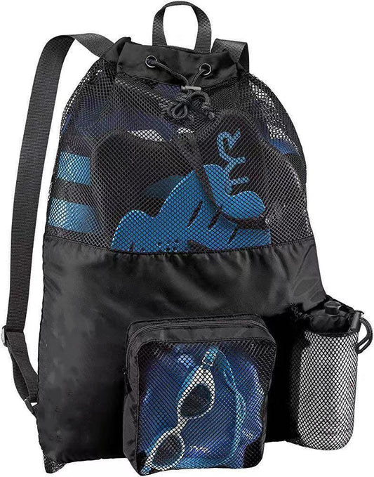 Drawstring Mesh Backpack