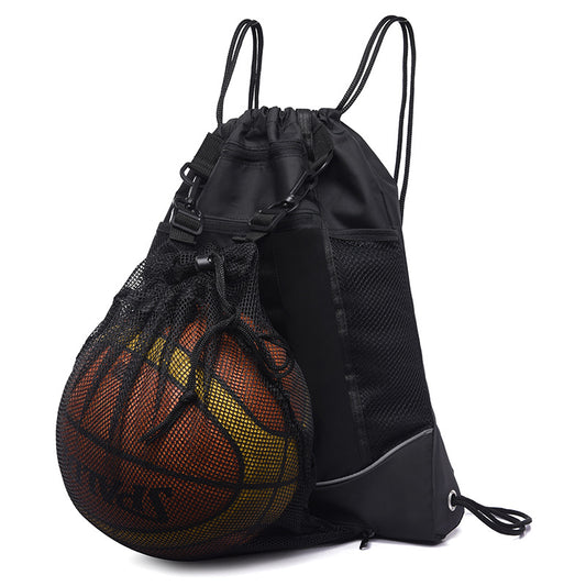 Drawstring Bag with Mesh Net