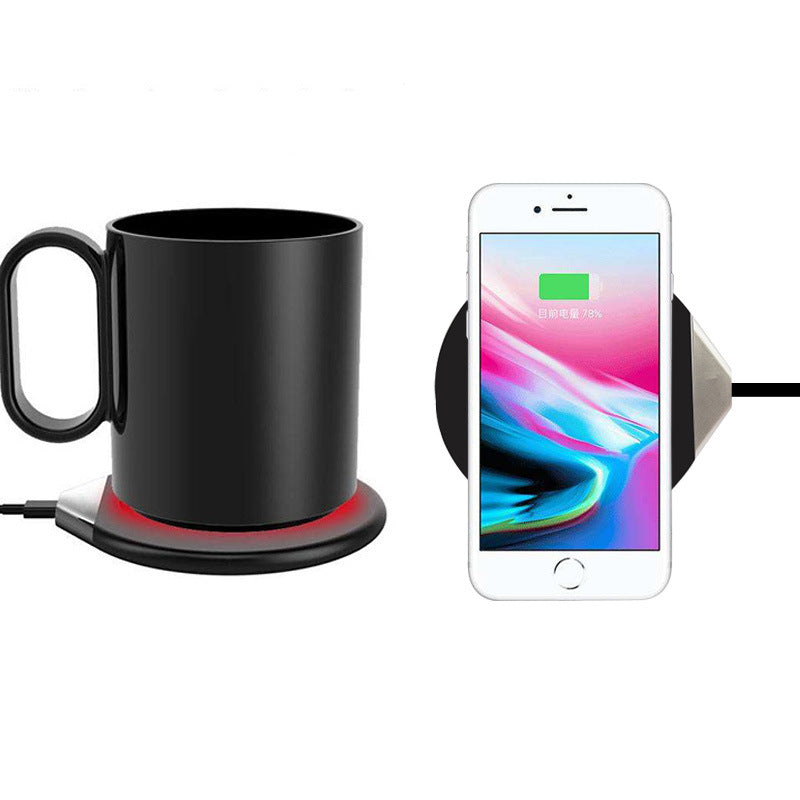 USB Coffee Mug Warmer with Wireless Charger