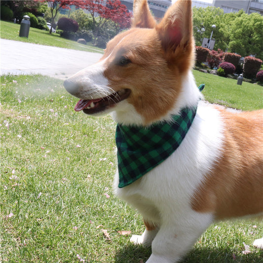 Plaid Dog Bandana