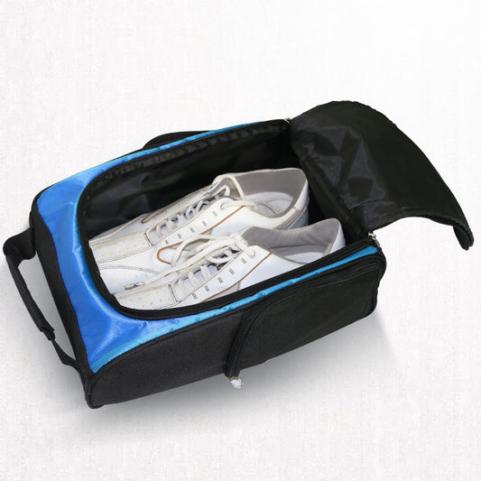 Zippered Golf Shoe Bag with Outside Pockets