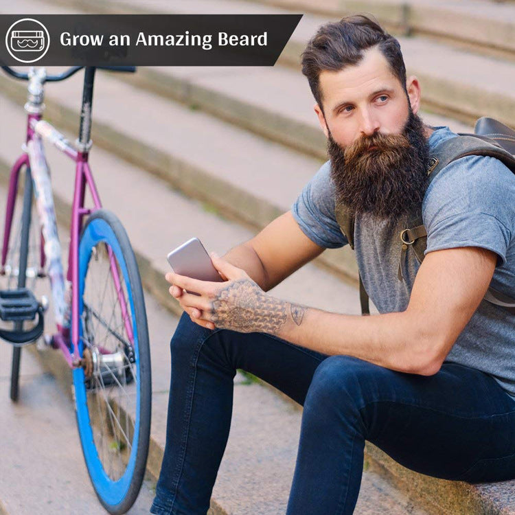 Wooden Beard Comb with Leather Case