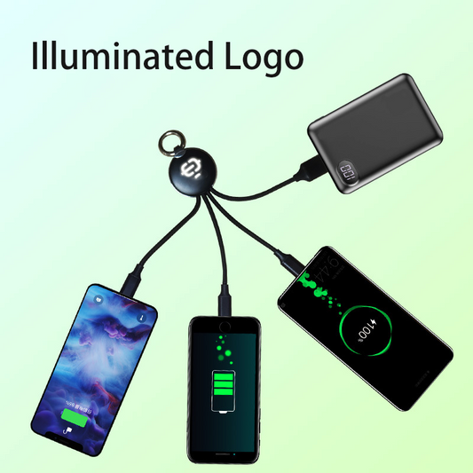 Illuminated Logo 3 in 1 Charging Cable