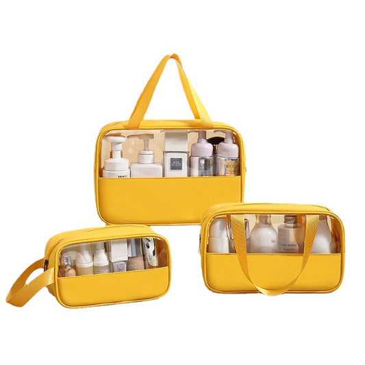 PVC Zippered Toiletry Makeup Bag Kits