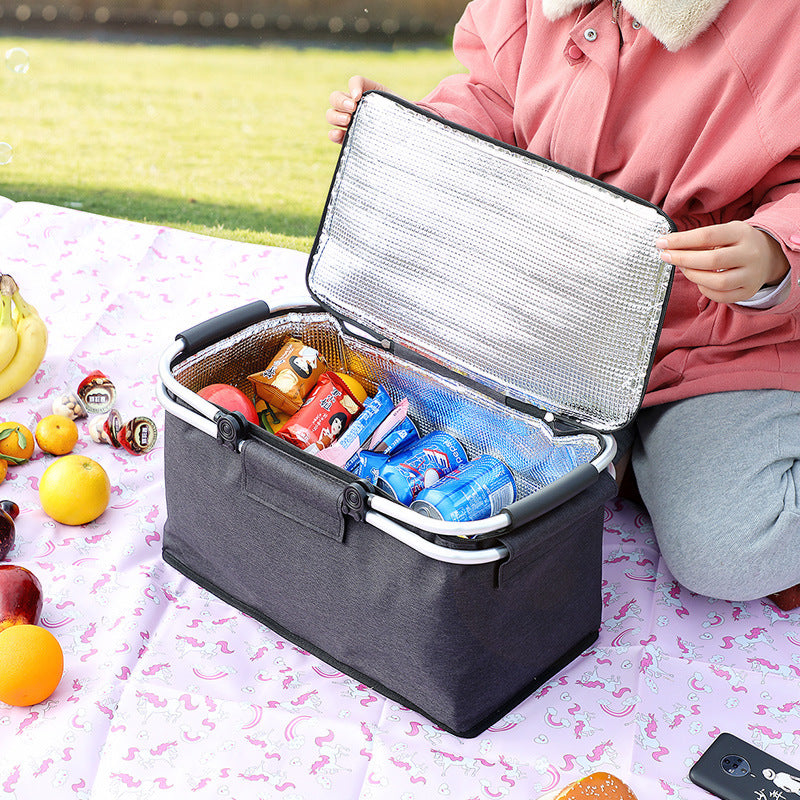 22L Foldable Insulated Picnic Basket