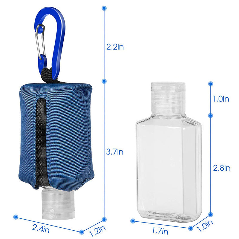 Portable Hand Sanitizer Case with Carabiner