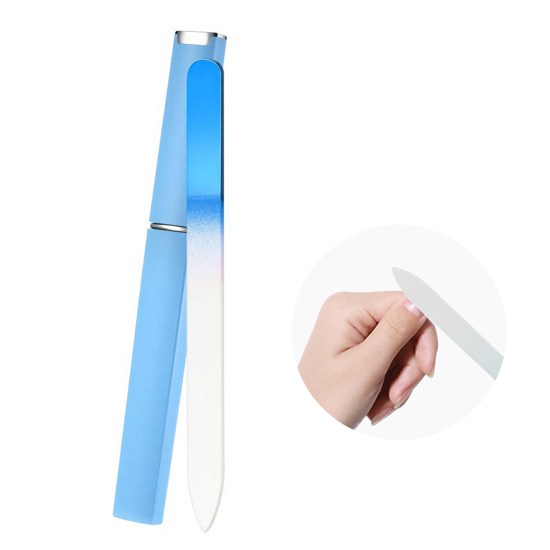 Glass Nail File with Case