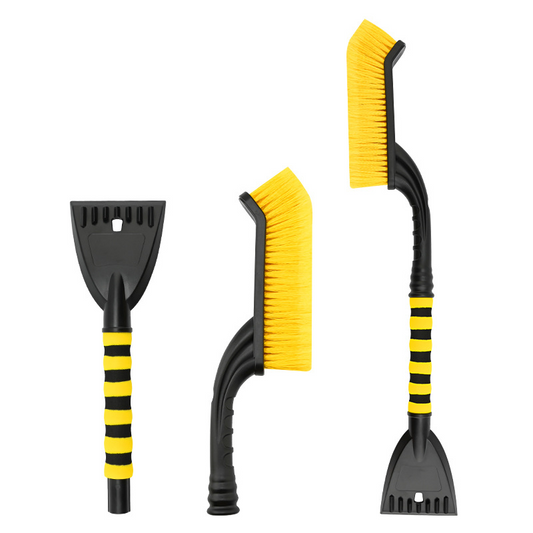 27 Inch Snow Brush and Detachable Ice Scraper